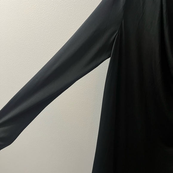 NWOT AllSaints Black Cowl Neck, Long Sleeve, Super Soft, Knee Length, Black, XS - Picture 6 of 8